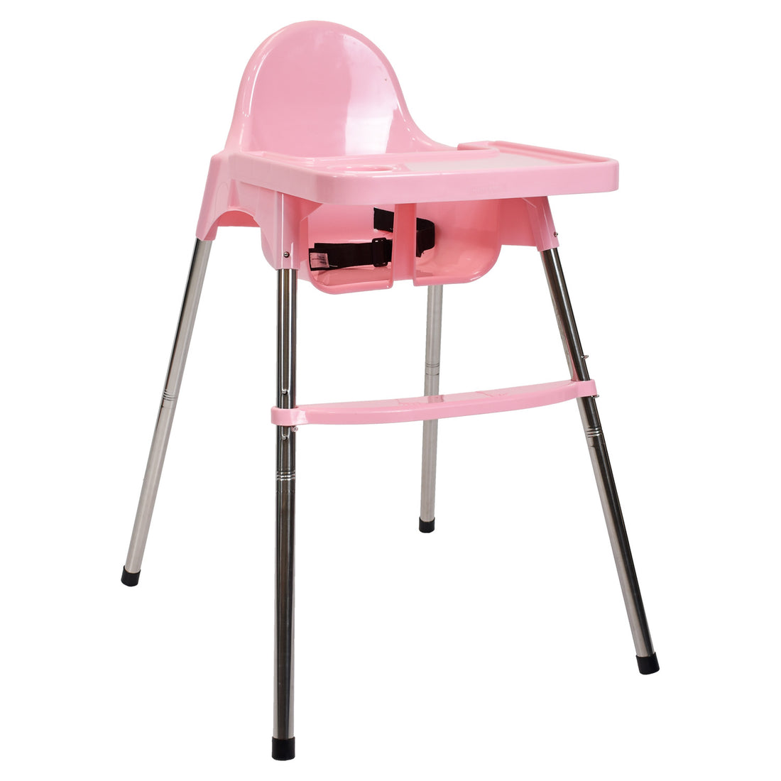 Silla Comedor Bebe 2 en 1 Kloe de Happy Baby Rosa