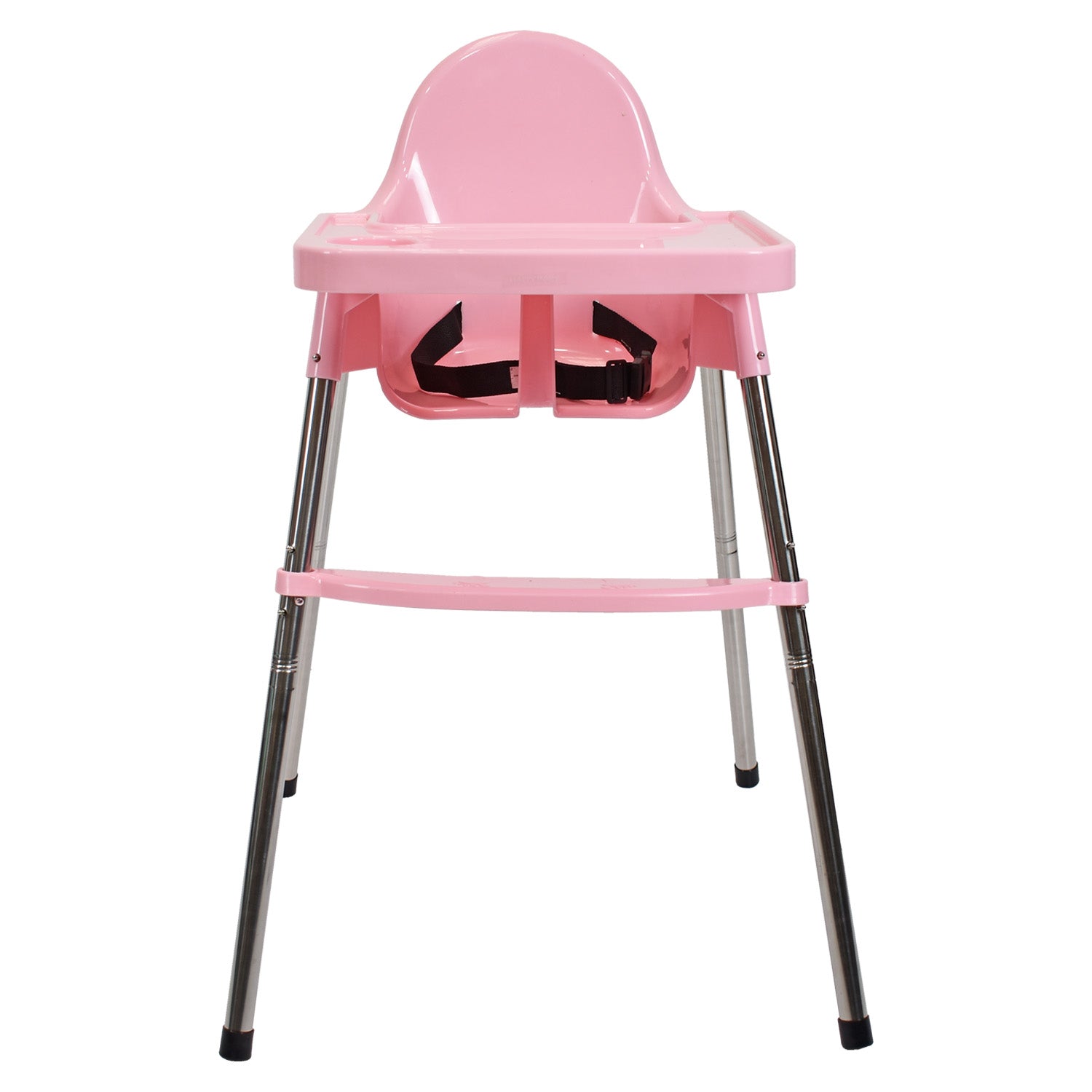 Silla Comedor Bebe 2 en 1 Kloe de Happy Baby Rosa
