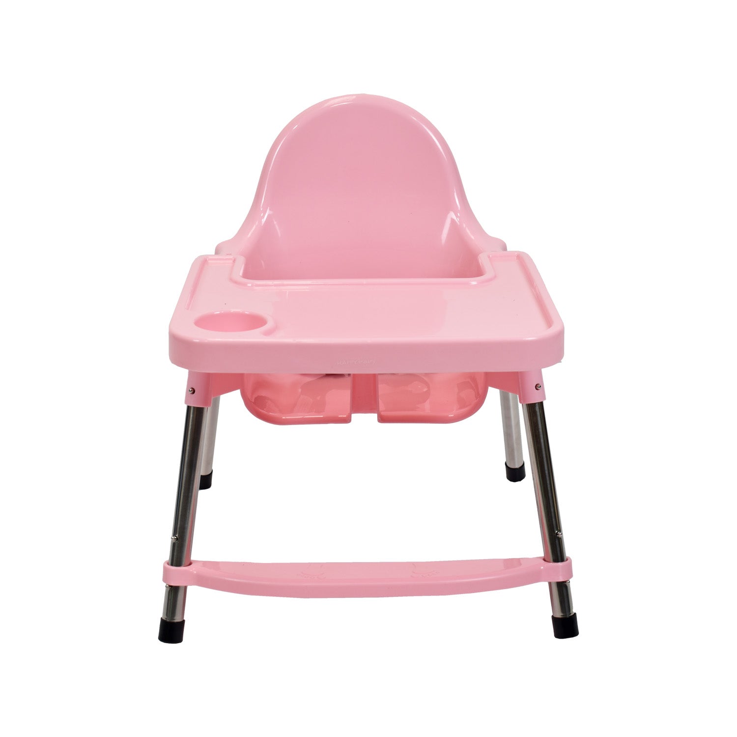 Silla Comedor Bebe 2 en 1 Kloe de Happy Baby Rosa
