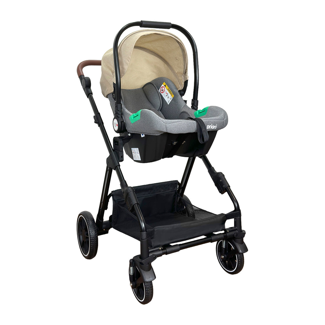 Coche Bebé Travel System Lada Priori Beige