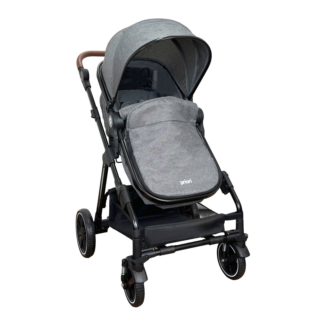 Coche Bebé Travel System Lada Priori Gris