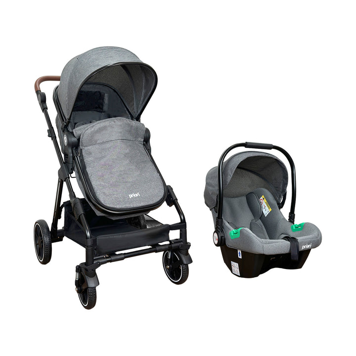 Coche Bebé Travel System Lada Priori Gris