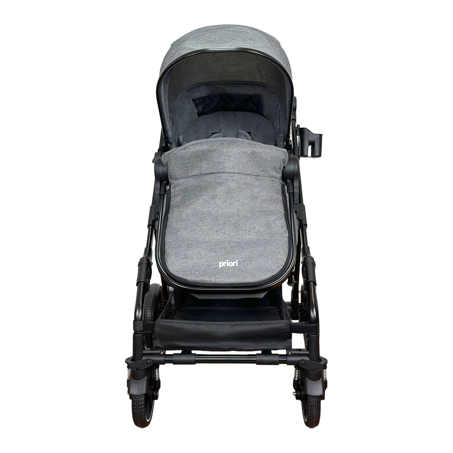 Coche Bebé Travel System Lada Priori Gris