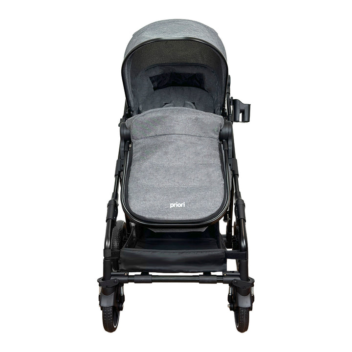 Coche Bebé Travel System Lada Priori Gris
