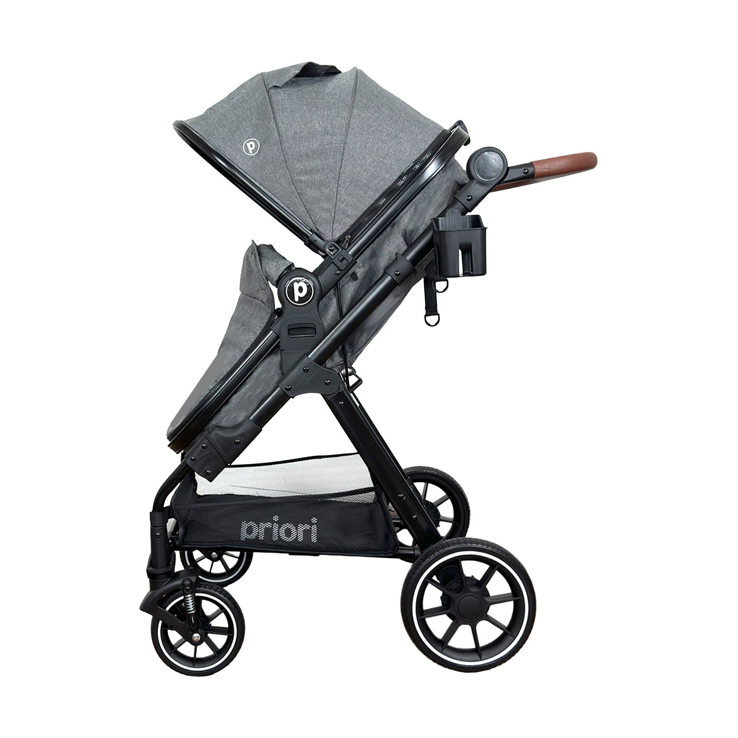 Coche Bebé Travel System Lada Priori Gris