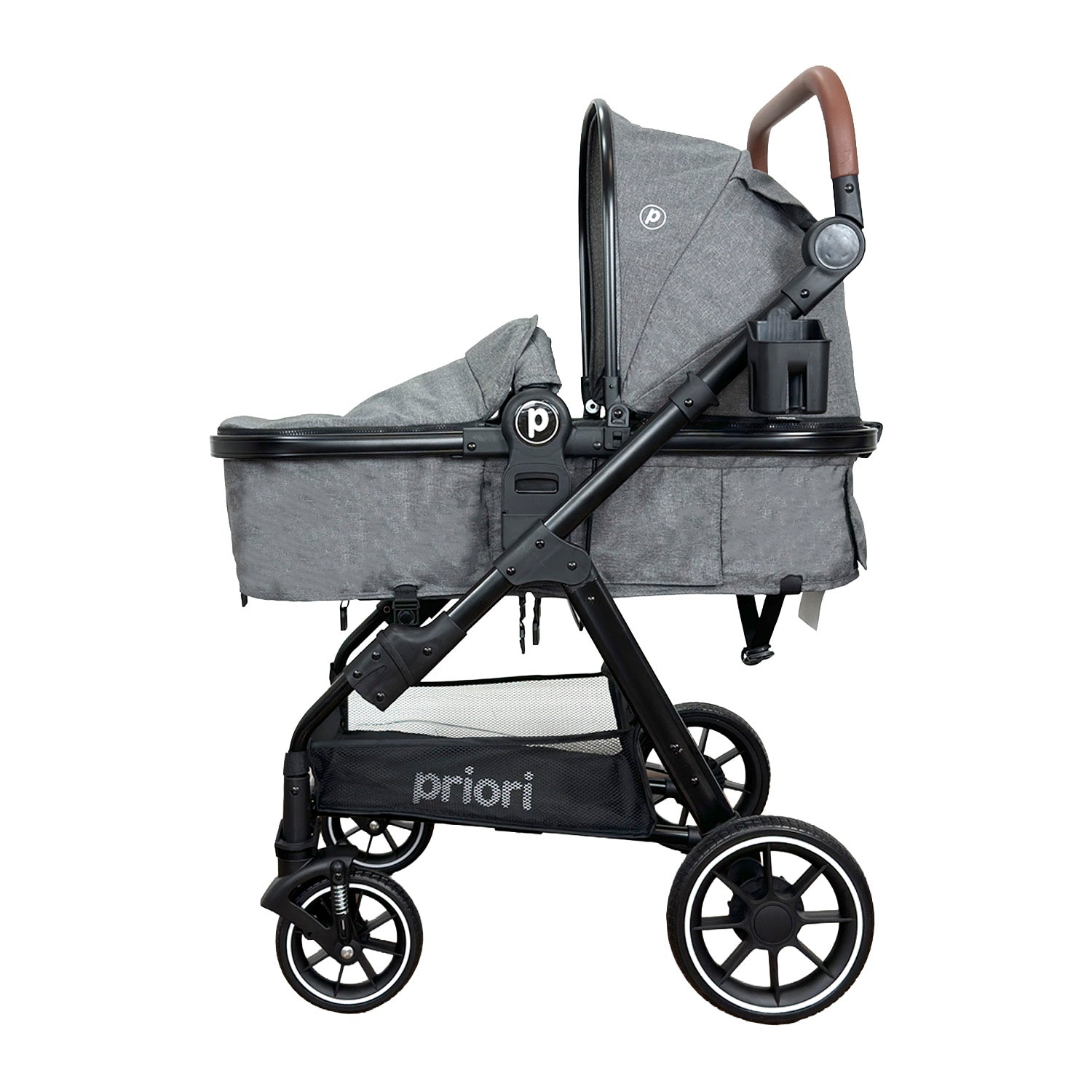 Coche Bebé Travel System Lada Priori Gris