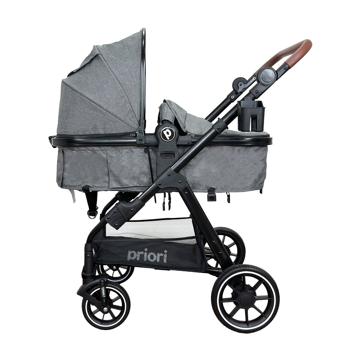 Coche Bebé Travel System Lada Priori Gris