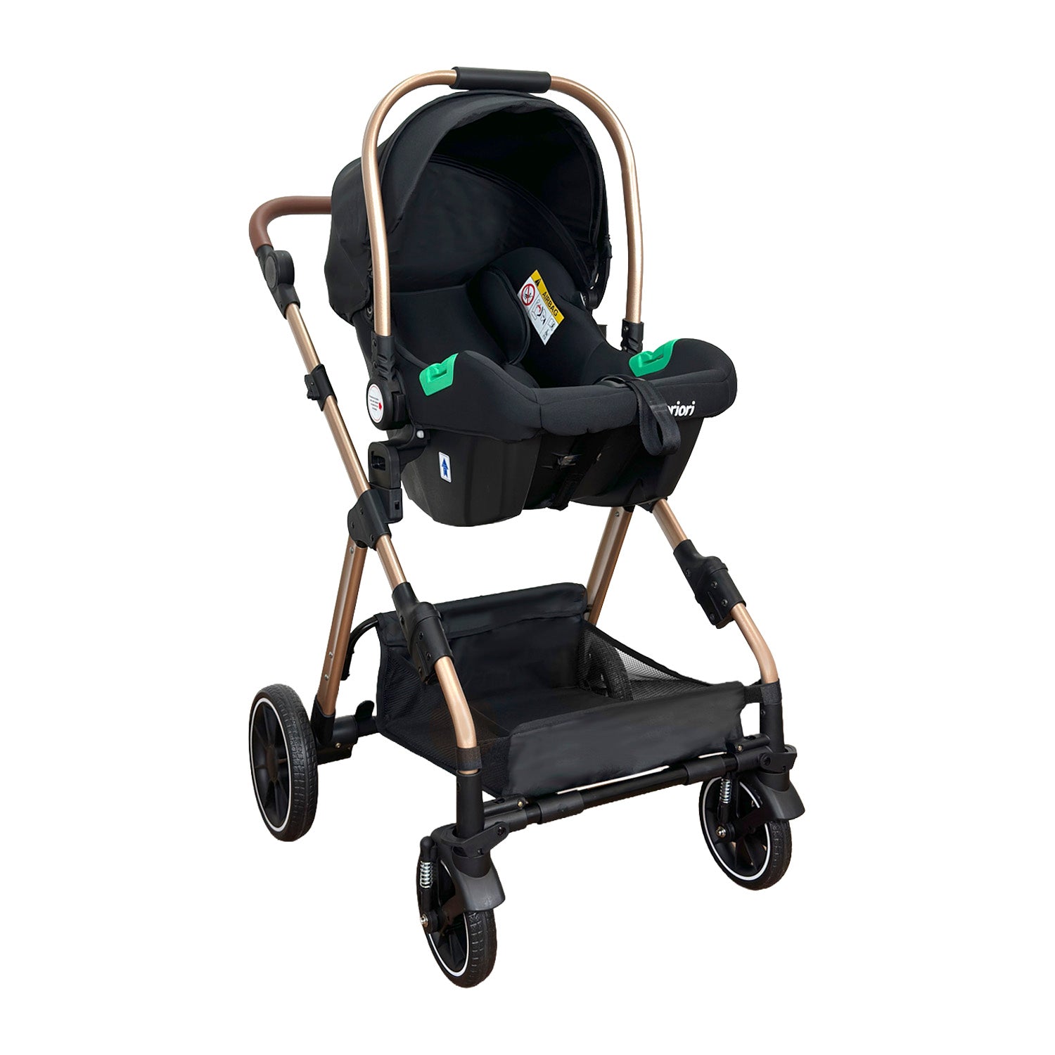 Coche Bebé Travel System Lada Priori Negro