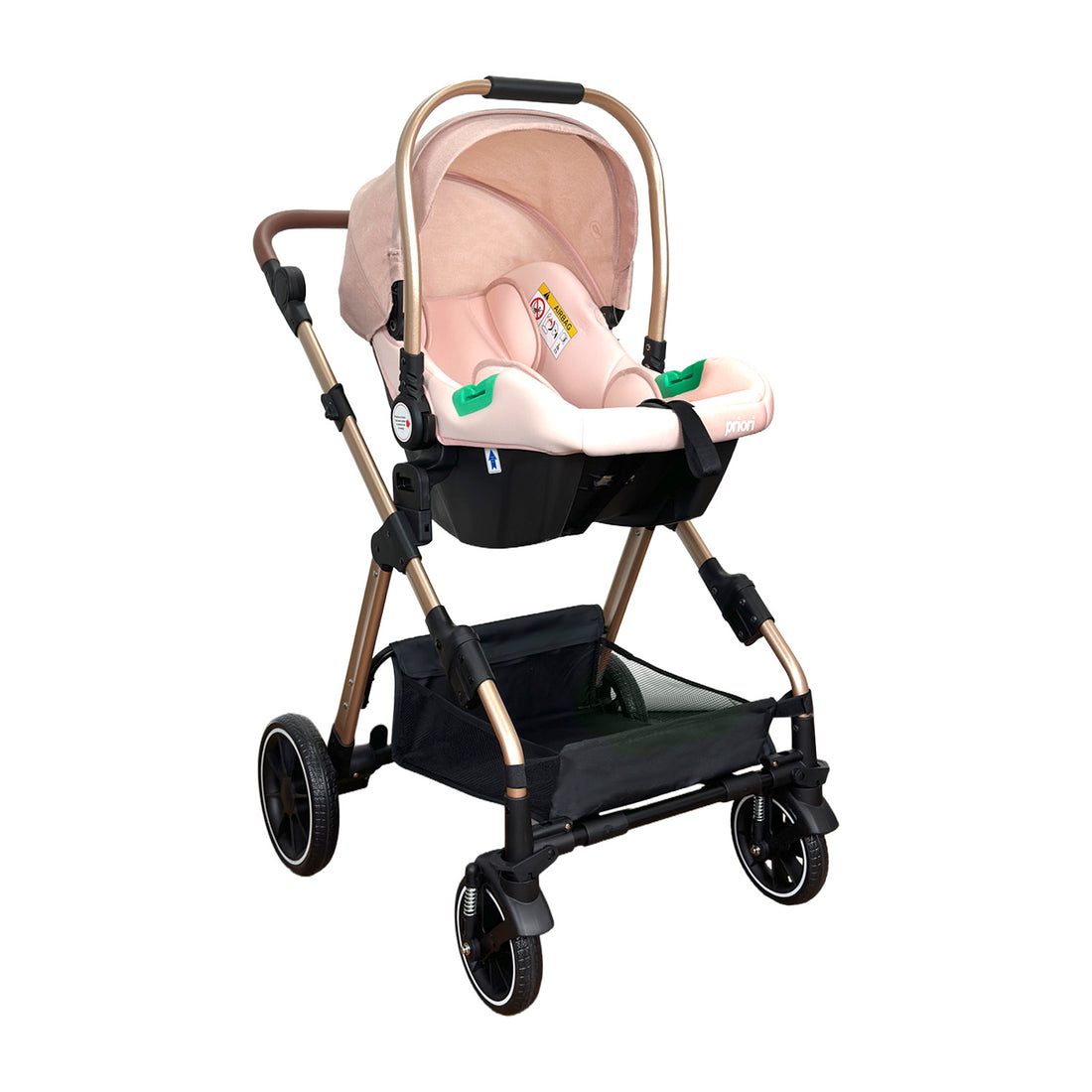 Coche Bebé Travel System Lada Priori Rosa