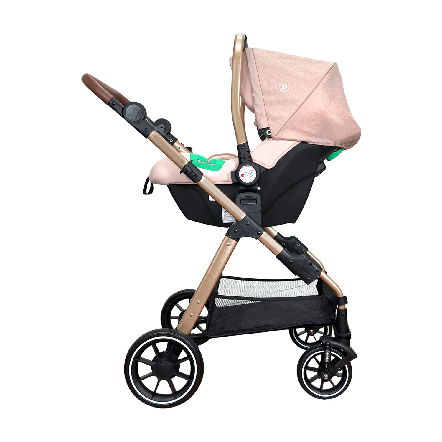 Coche Bebé Travel System Lada Priori Rosa