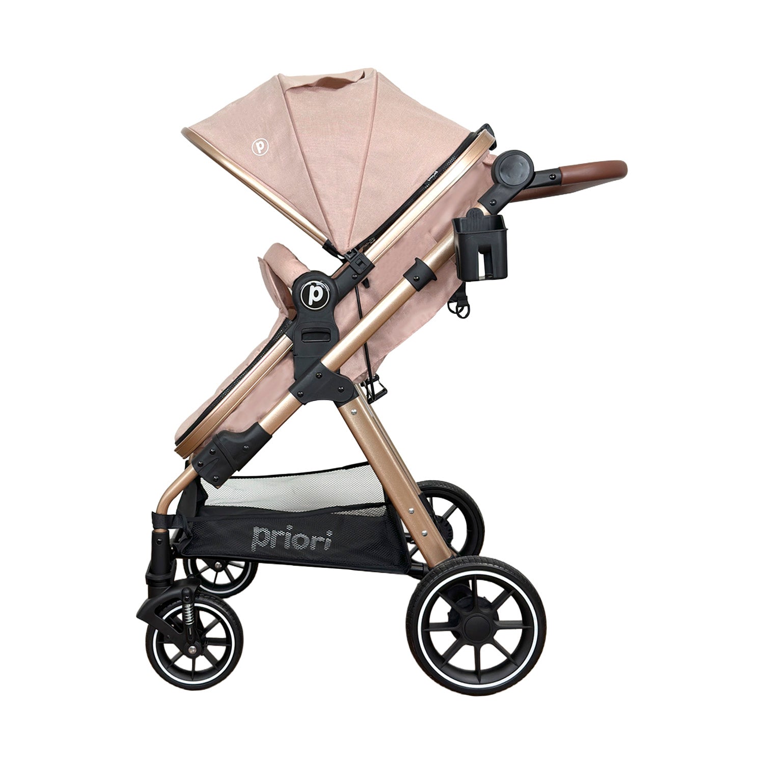 Coche Bebé Travel System Lada Priori Rosa