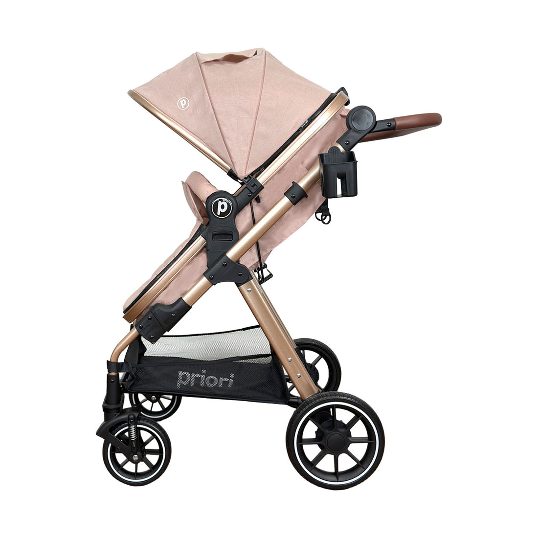 Coche Bebé Travel System Lada Priori Rosa