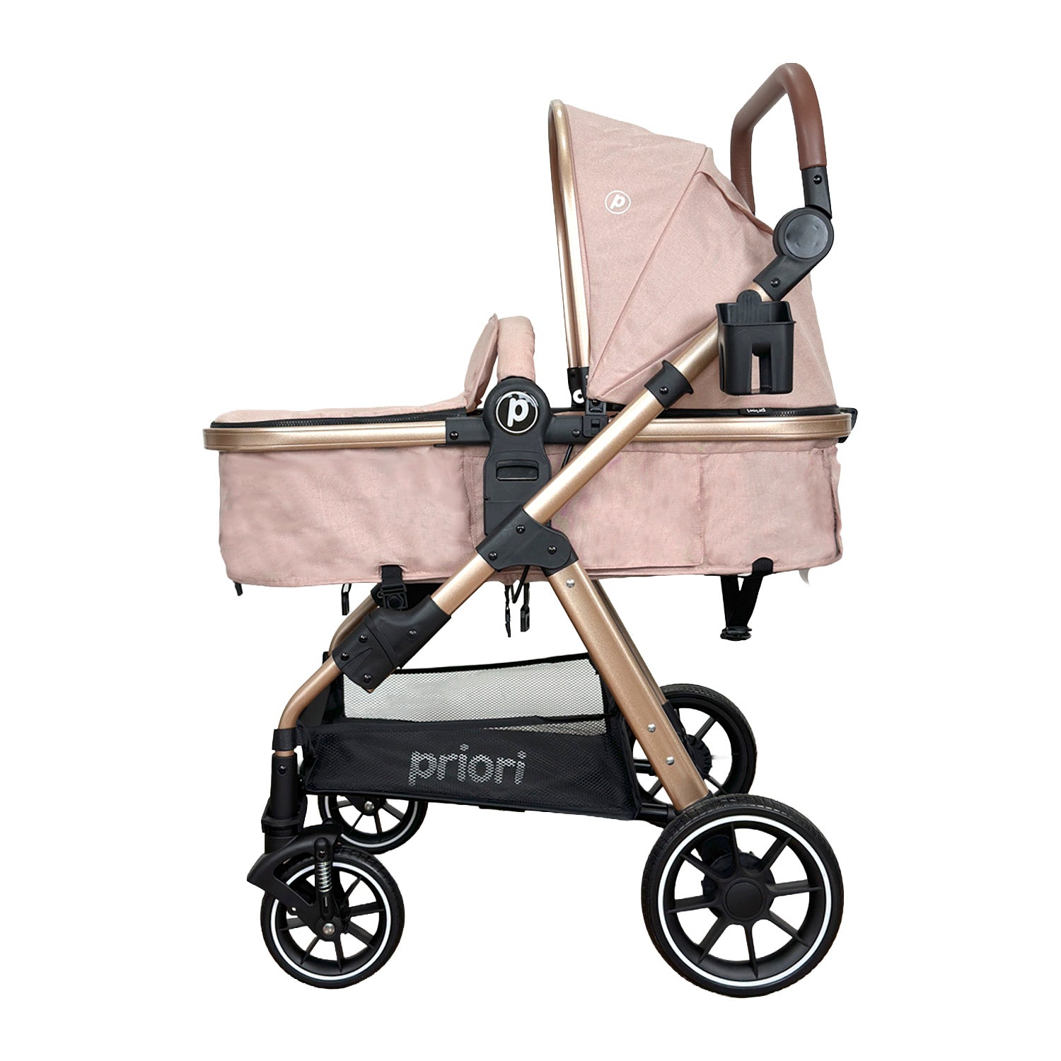 Coche Bebé Travel System Lada Priori Rosa