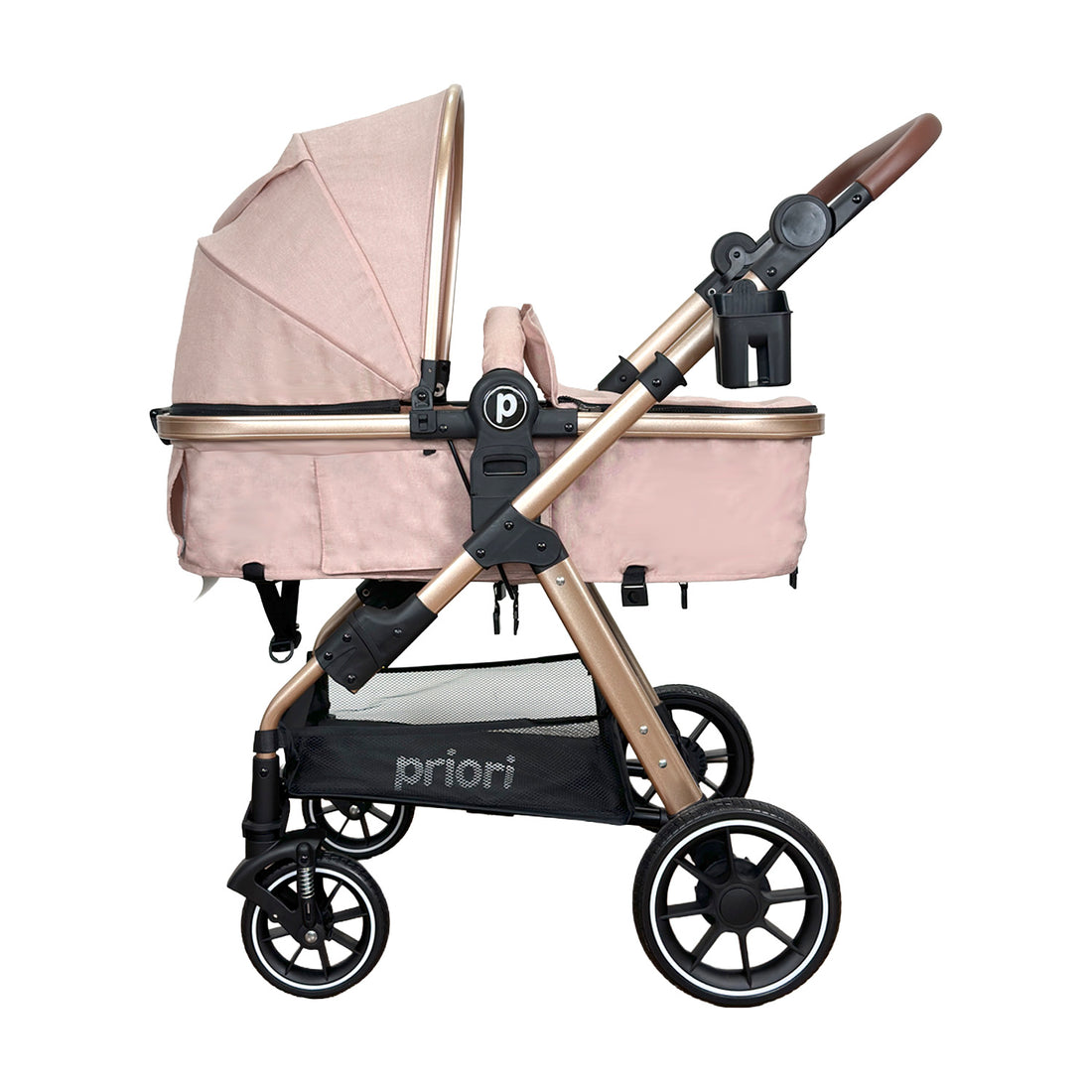 Coche Bebé Travel System Lada Priori Rosa