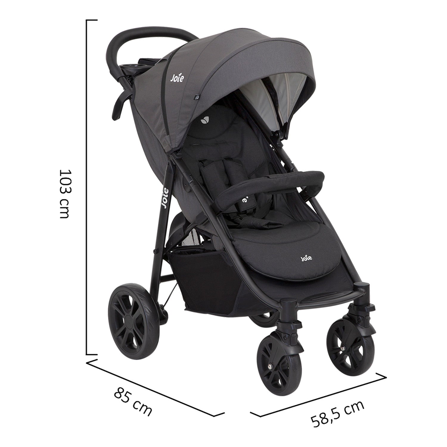 Coche Bebe Litetrax 4 TS Joie Coal