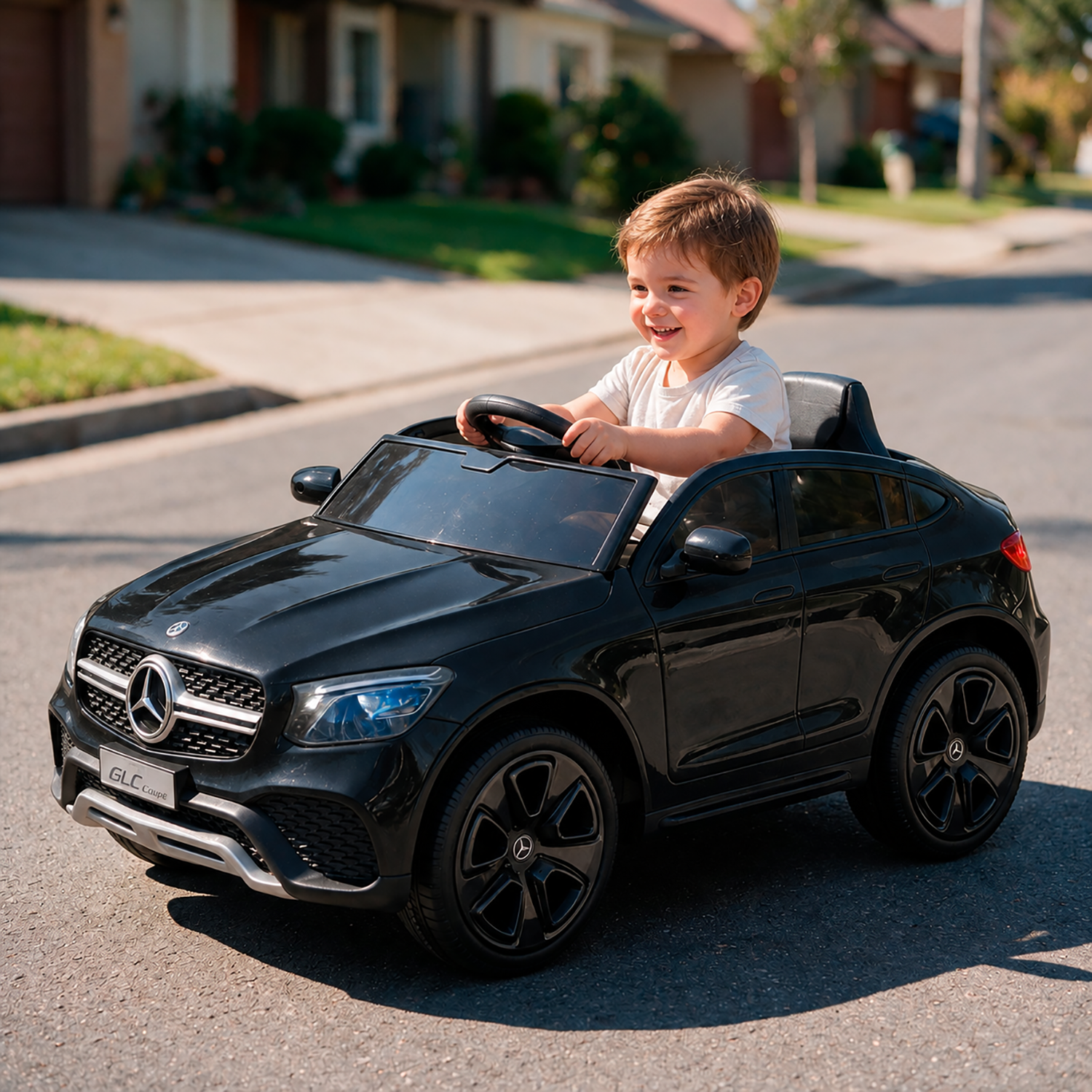 Carro Electrico Niño Niña Montable Mercedes Benz LQ013b Negro 6V