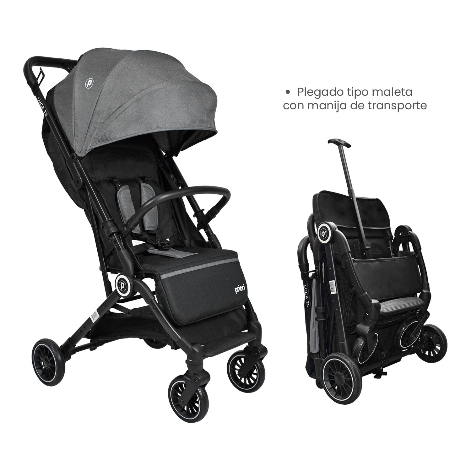 Coche Bebe compacto Luca Priori Gris