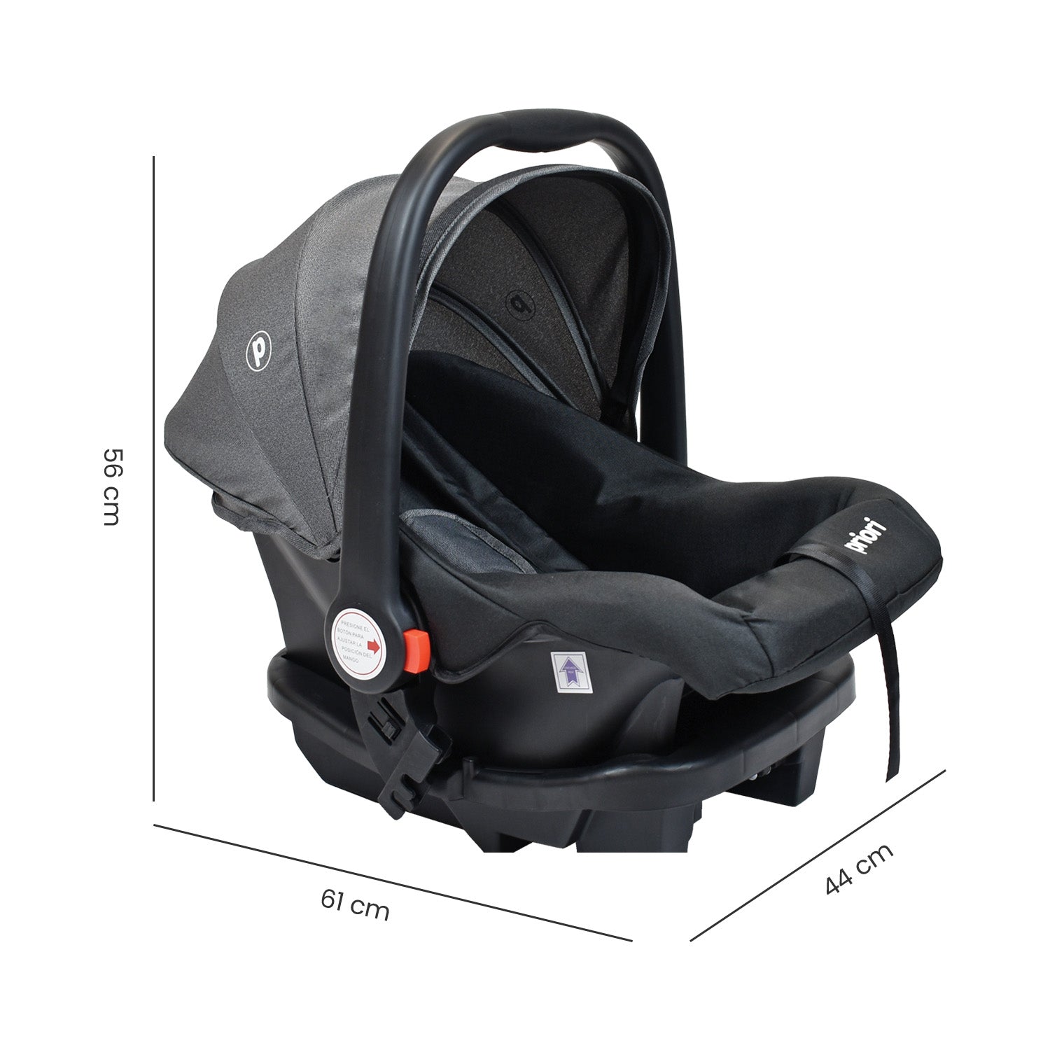 Coche Bebe Luca Ts Priori Gris