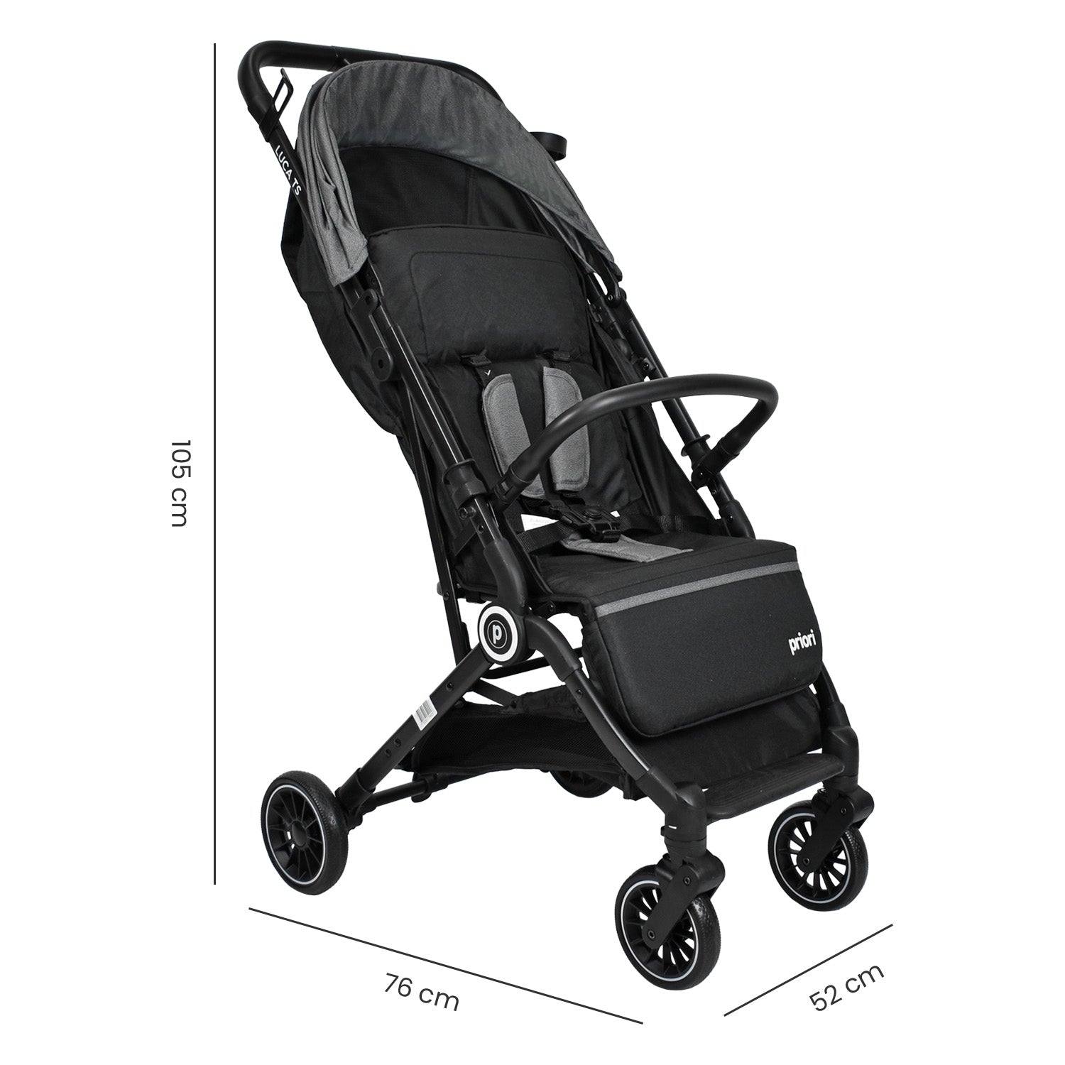 Coche Bebe Luca Ts Priori Gris