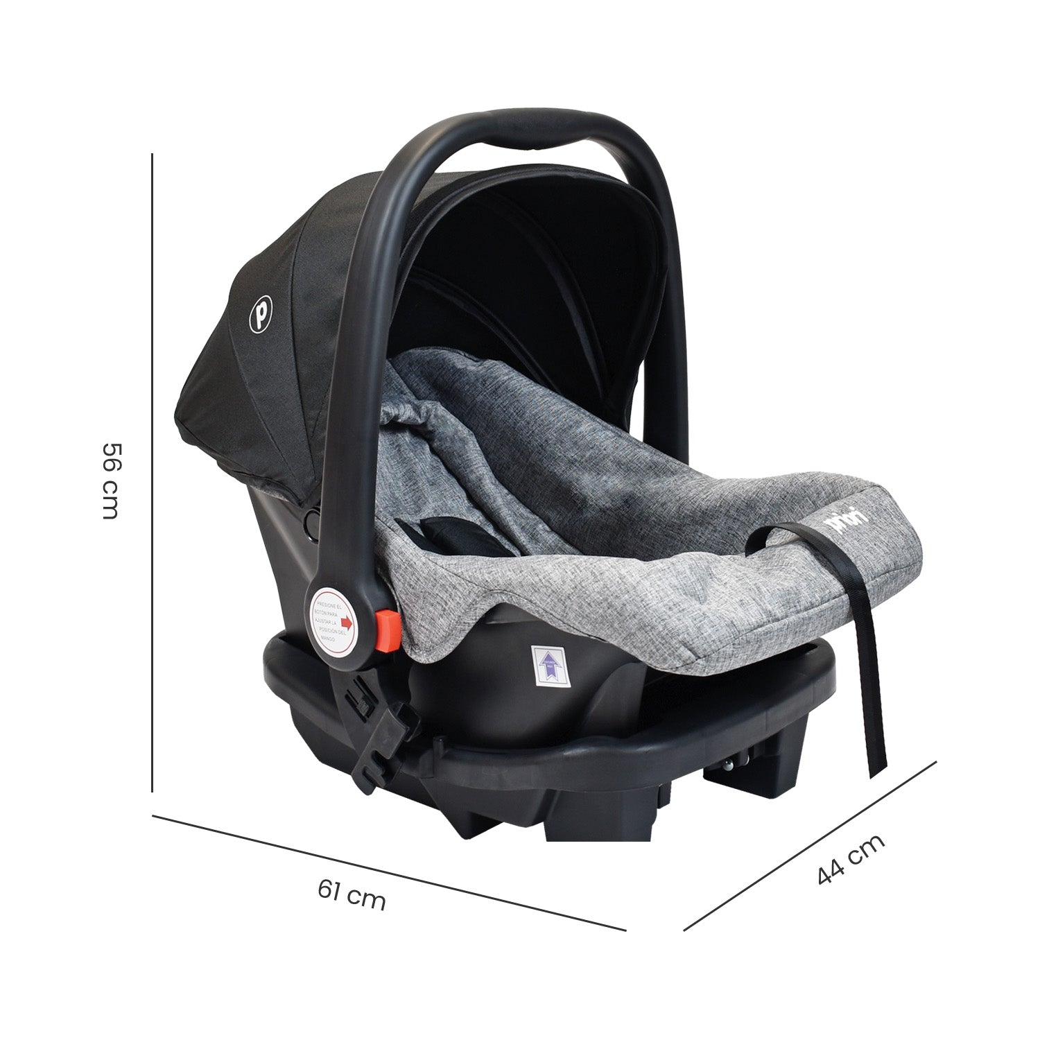 Coche Bebe Luca Ts Priori Negro