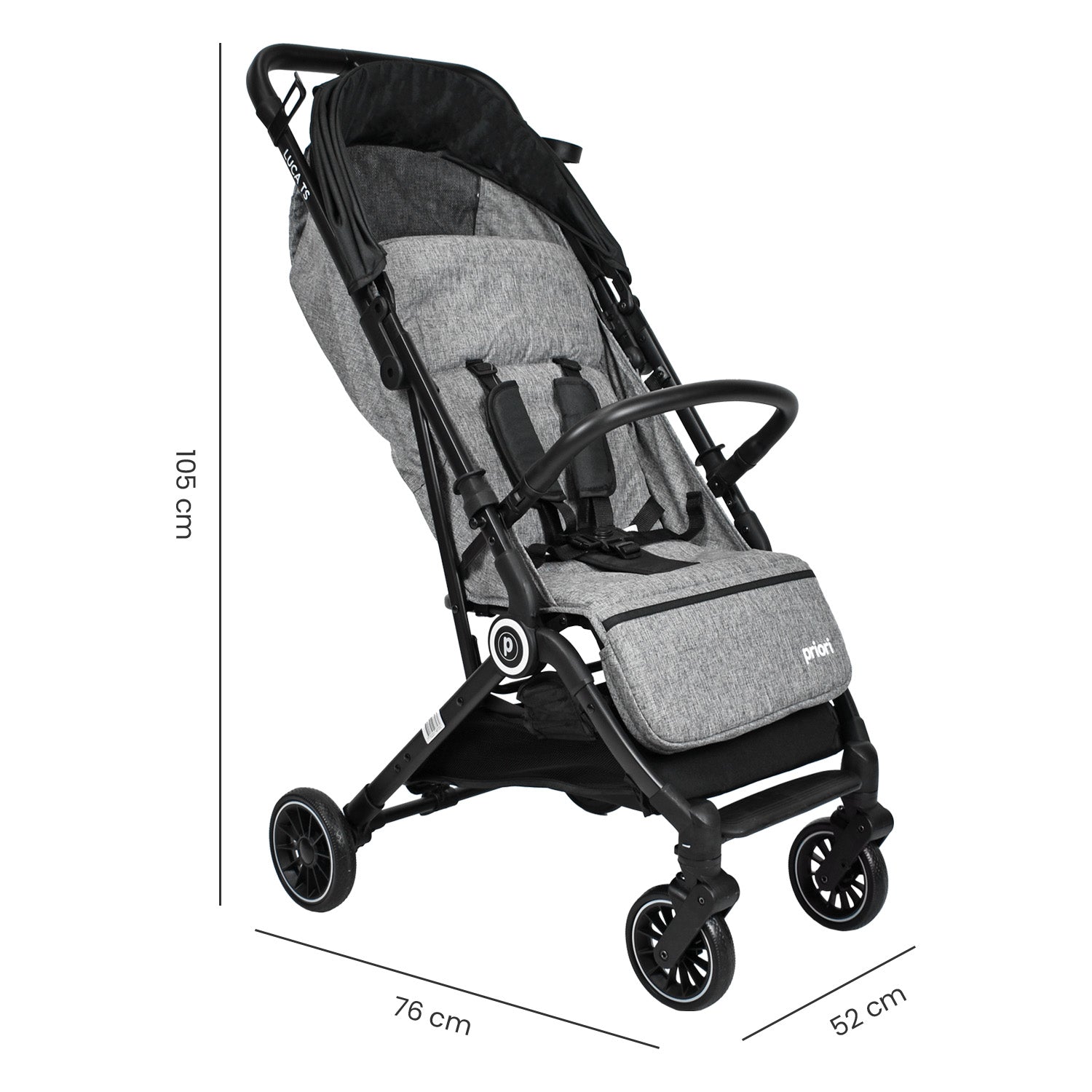 Coche Bebe Luca Ts Priori Negro