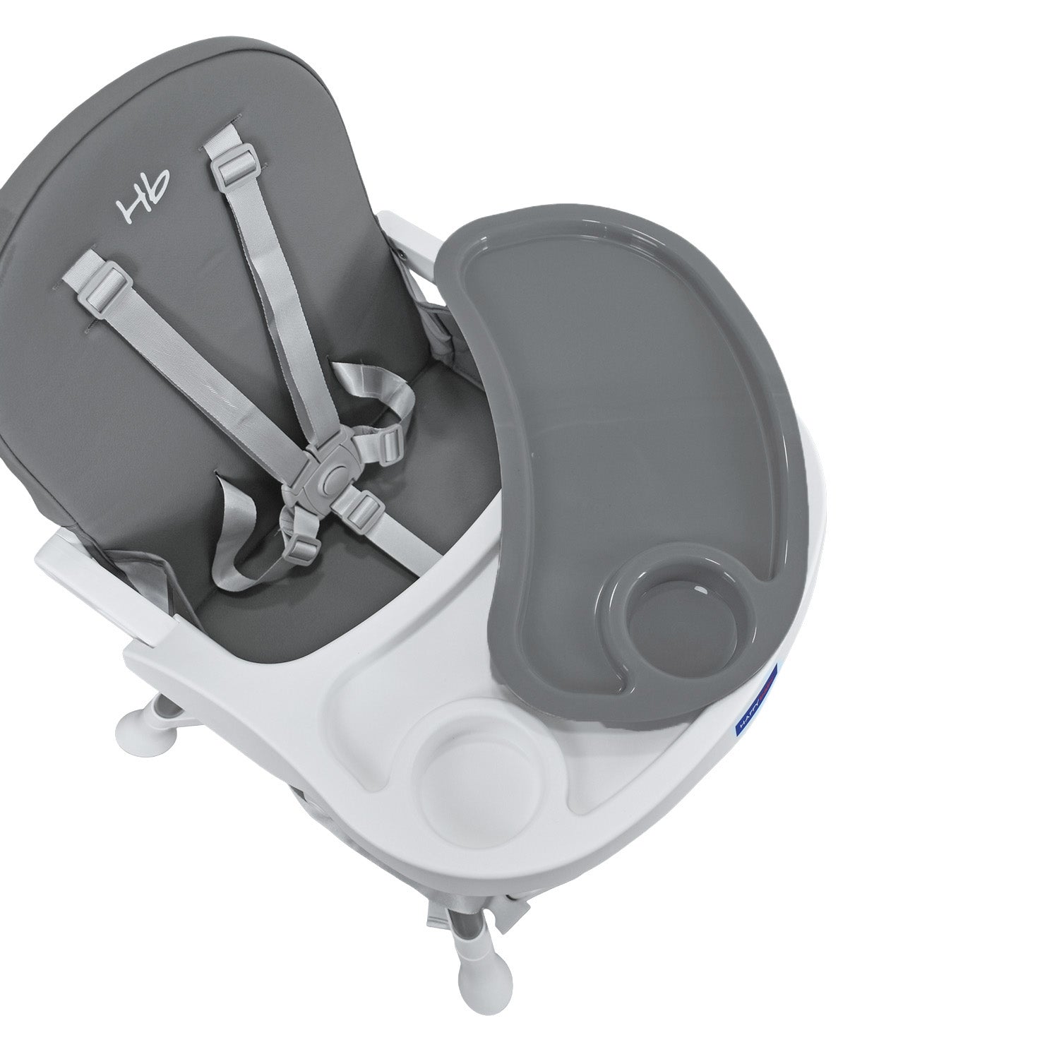Silla Comedor Bebe Lyra Happy Baby Gris