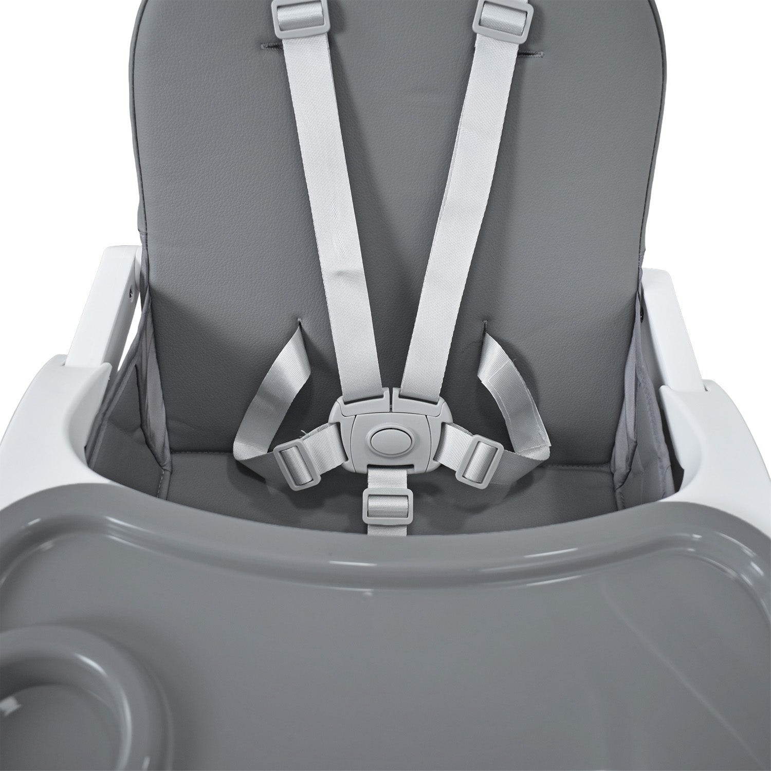 Silla Comedor Bebe Lyra Happy Baby Gris
