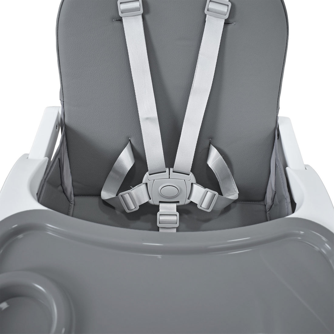Silla Comedor Bebe Lyra Happy Baby Gris
