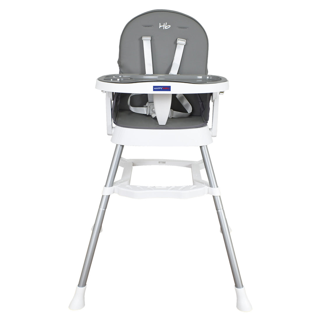 Silla Comedor Bebe Lyra Happy Baby Gris
