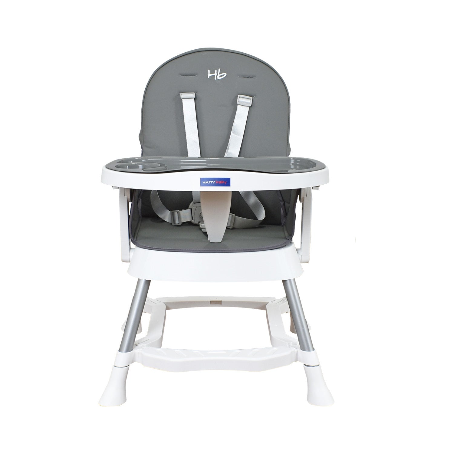 Silla Comedor Bebe Lyra Happy Baby Gris