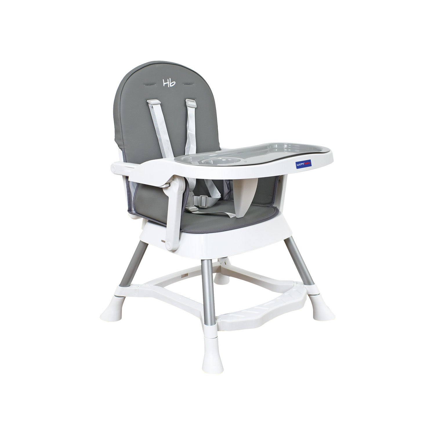 Silla Comedor Bebe Lyra Happy Baby Gris