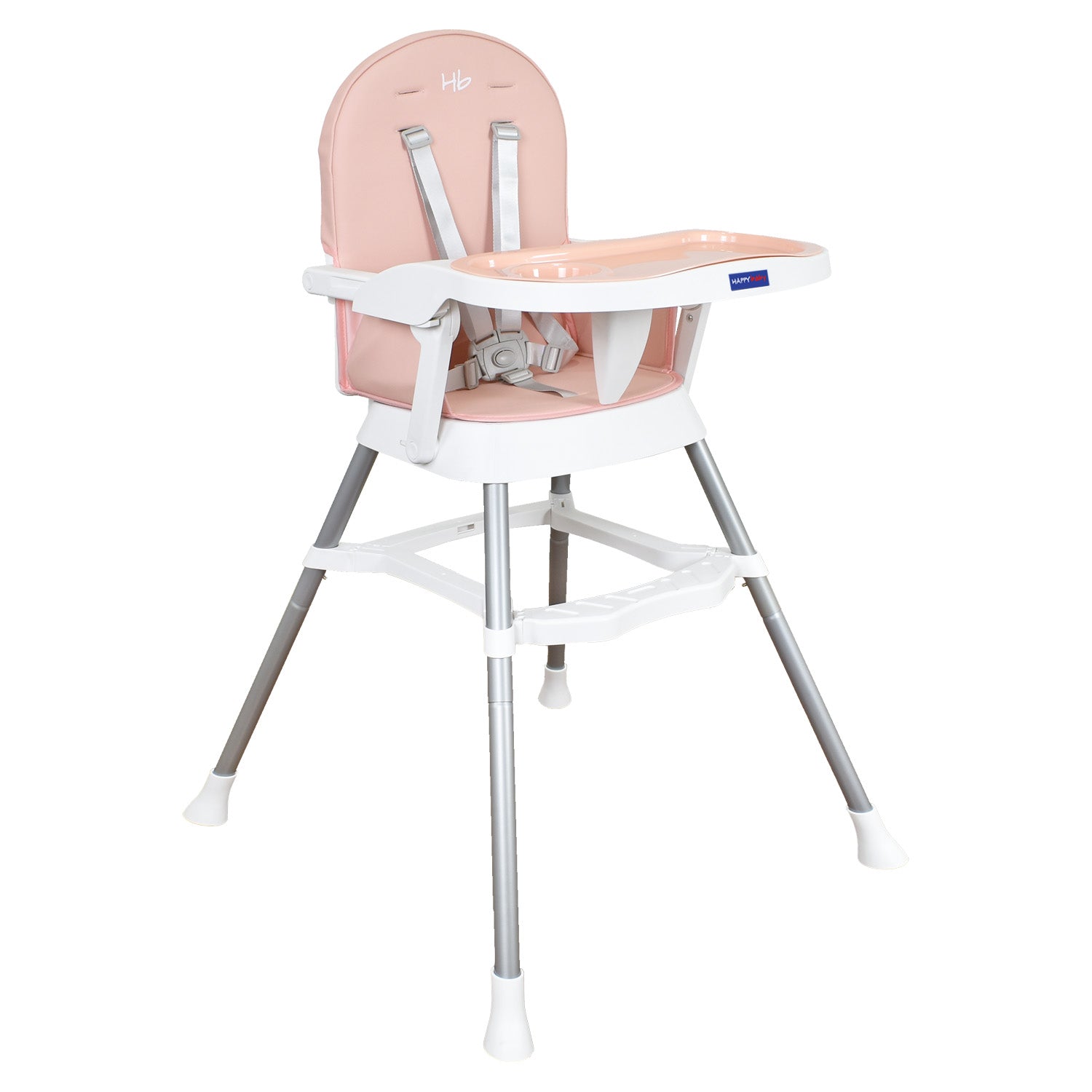 Silla Comedor Bebe Lyra Happy Baby Rosa
