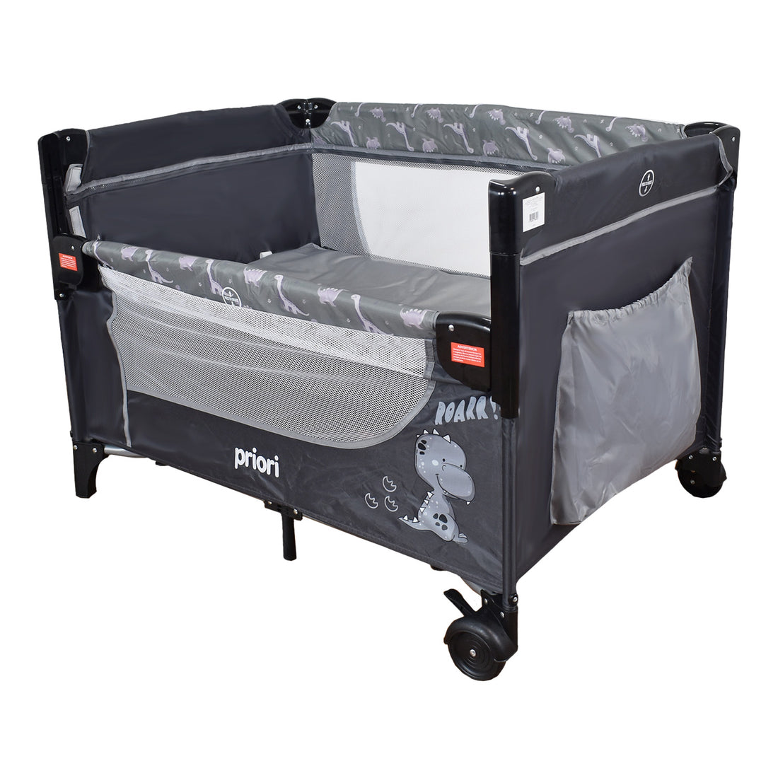 Cuna  Corral Colecho con cambiador Priori Madison Gris