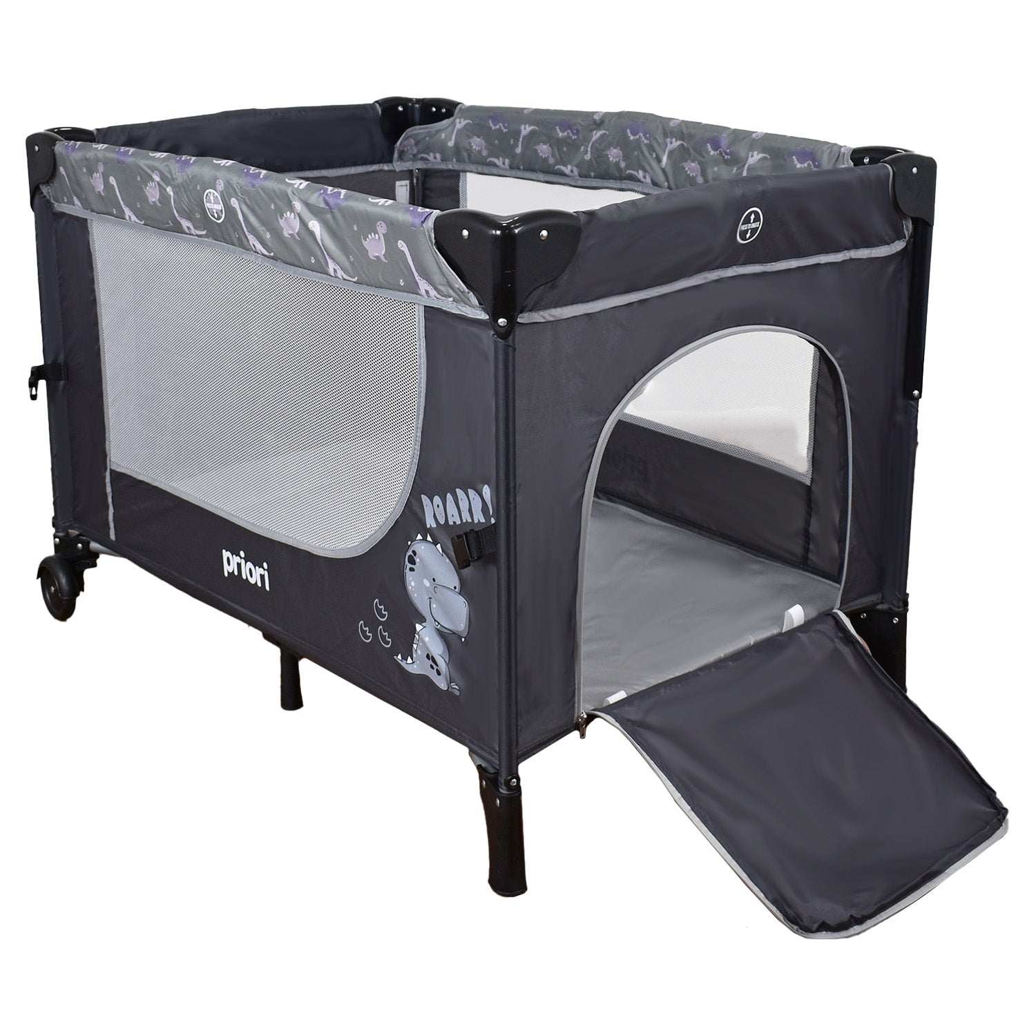 Cuna  Corral Colecho con cambiador Priori Madison Gris