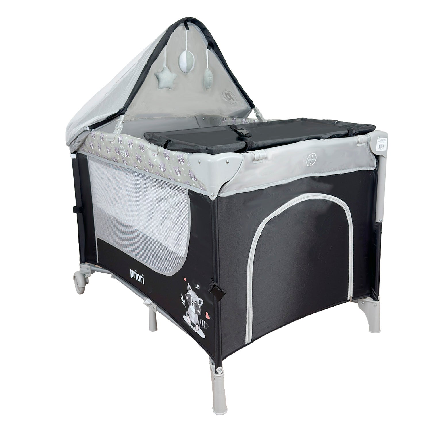 Cuna Corral colecho con cambiador Madison New  Negro