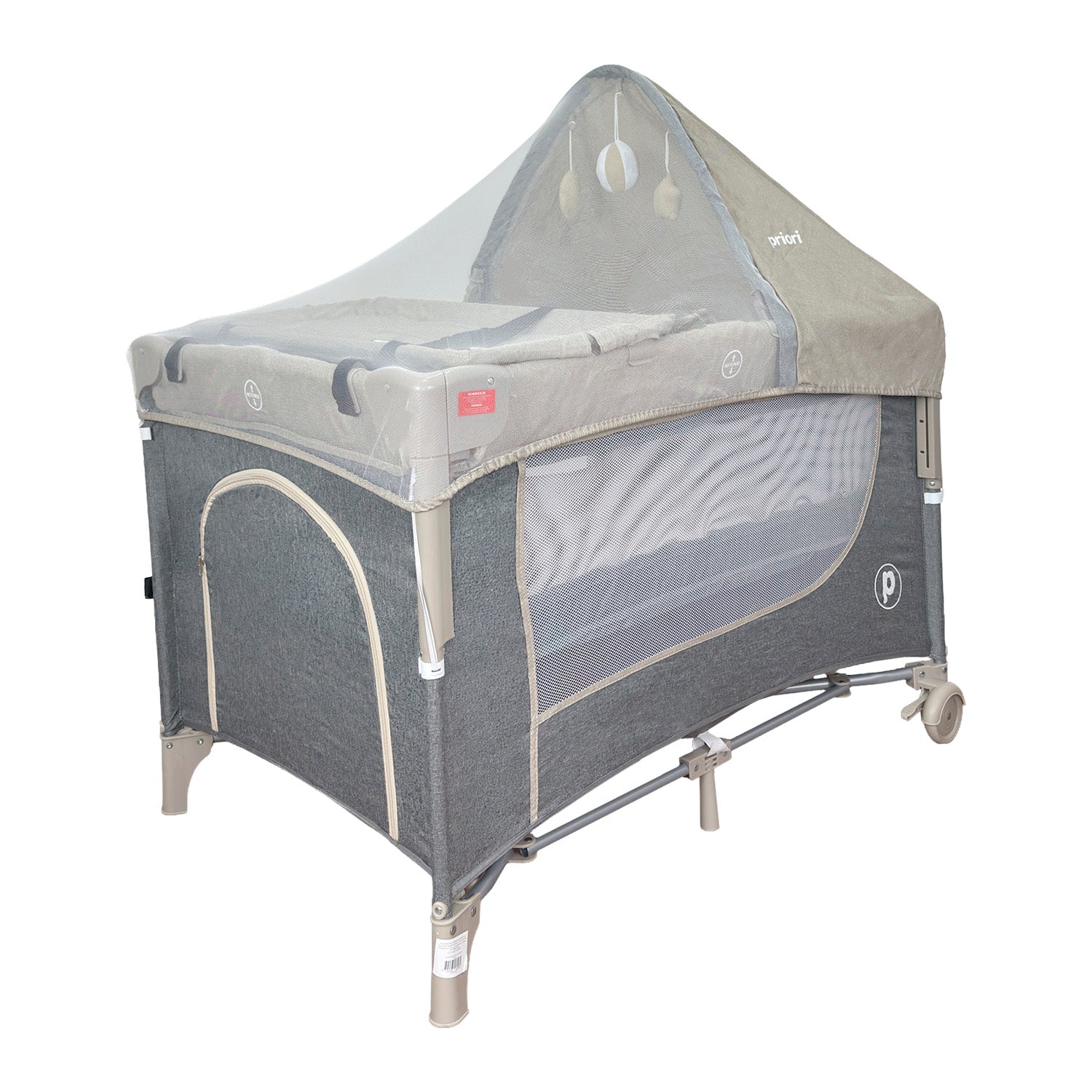 Cuna Corral Colecho Bebé Madison Plus Priori Beige