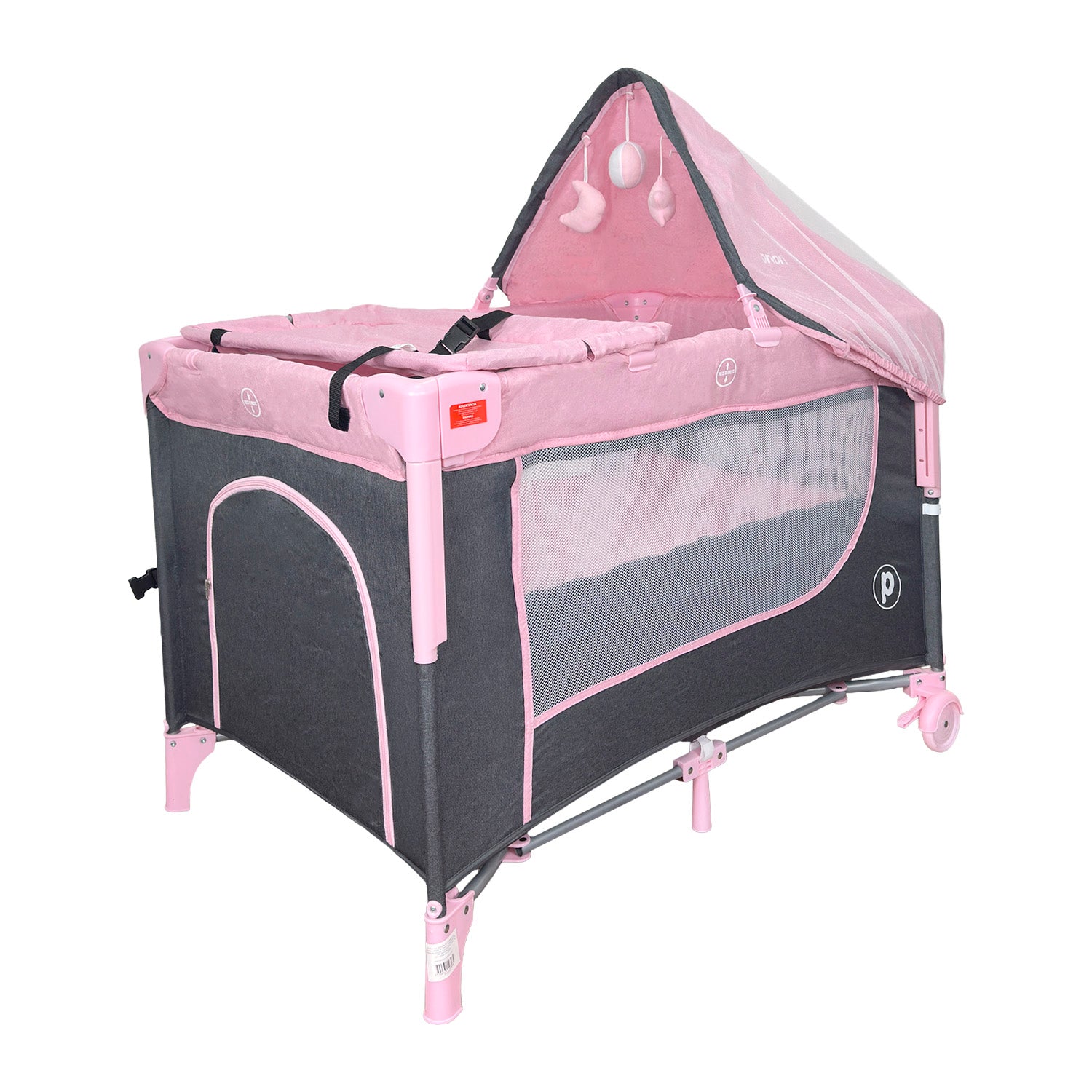 Cuna Corral Colecho Bebé Madison Plus Priori Rosa