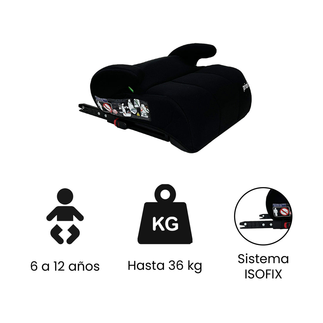 Silla Carro Priori Manly Negro