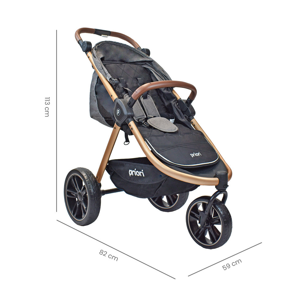 Coche Bebé Priori Maverick3 Ts Gris