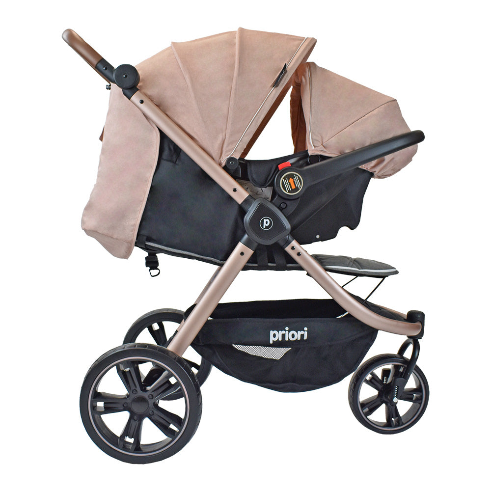 Coche Bebé Priori Maverick3 Ts Rosado