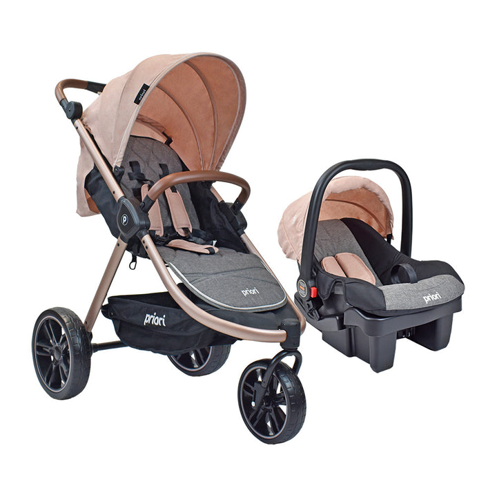 Coche Bebé Priori Maverick3 Ts Rosado