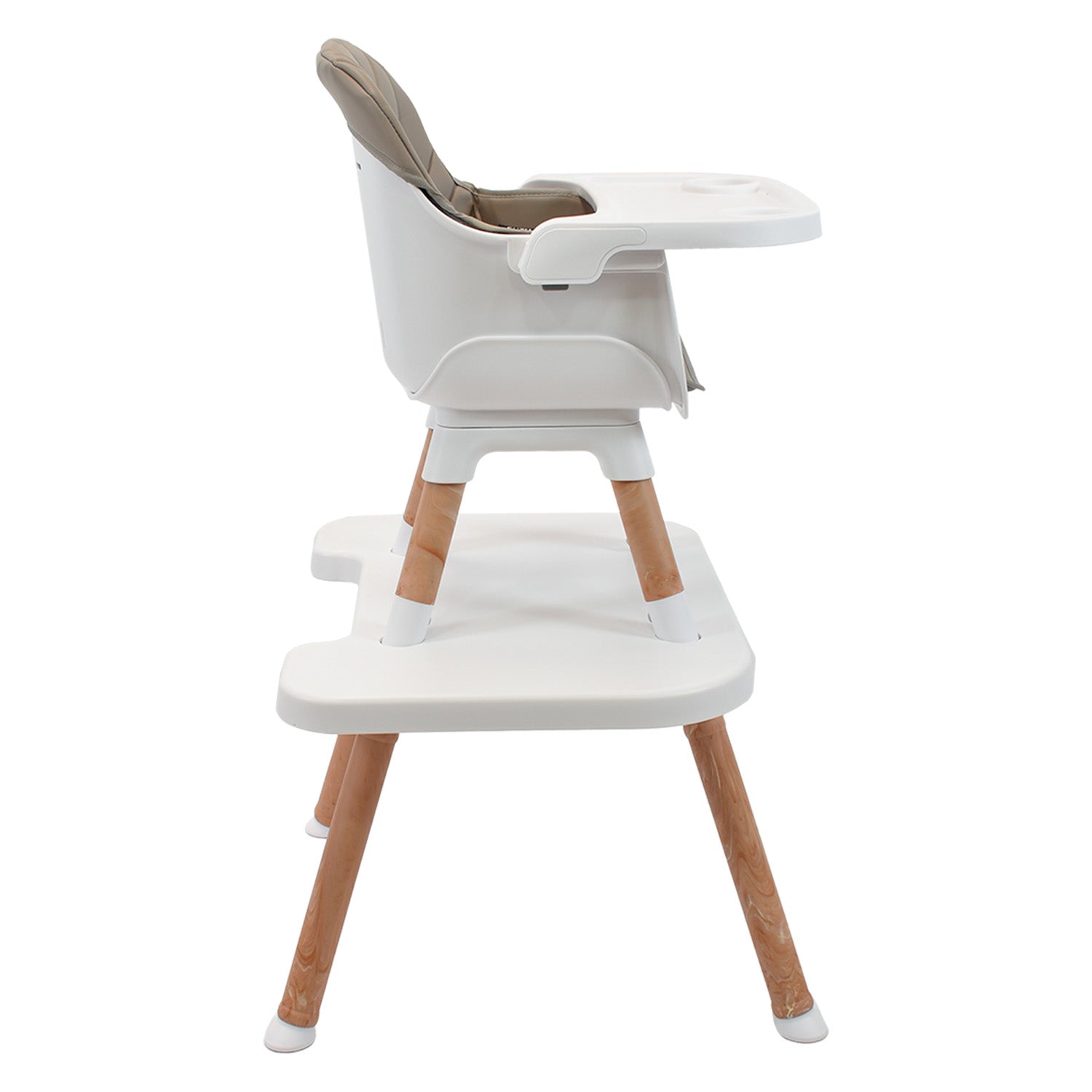 Silla comedor bebé 6 en 1 Mila Gris Priori