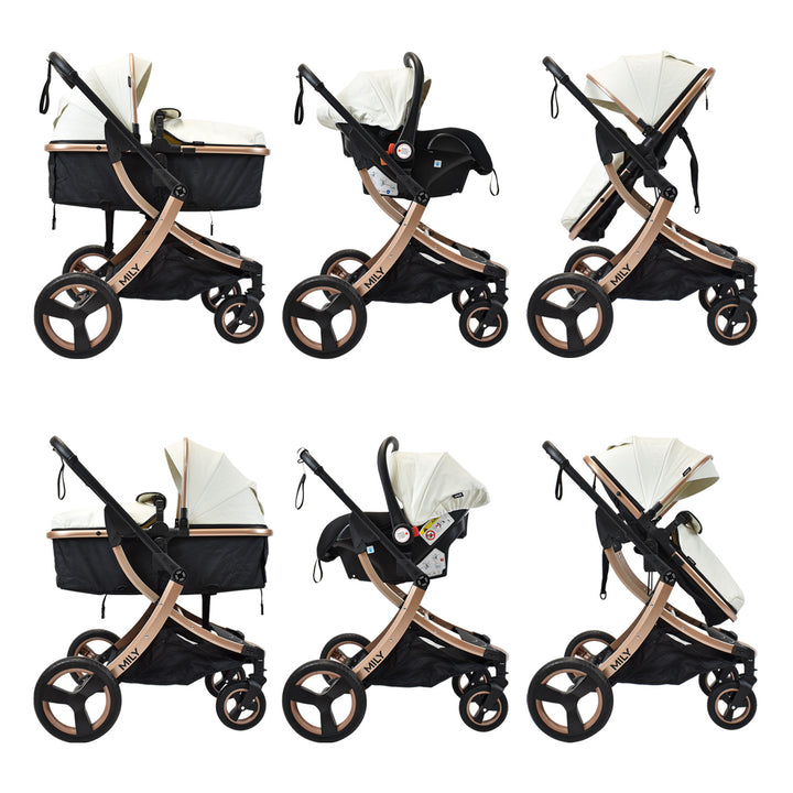 Coche Mily Ts  Bebé Blanco de Priori