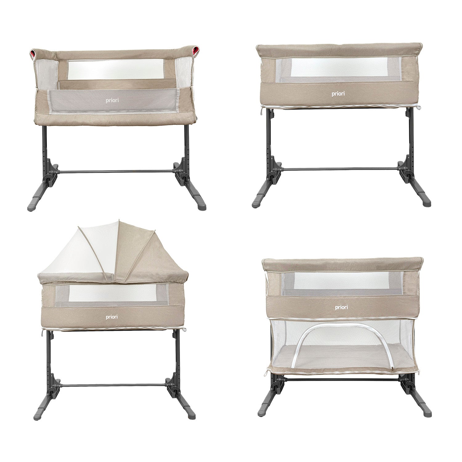 Cuna Colecho Bebé Mesedora Minia Priori Beige
