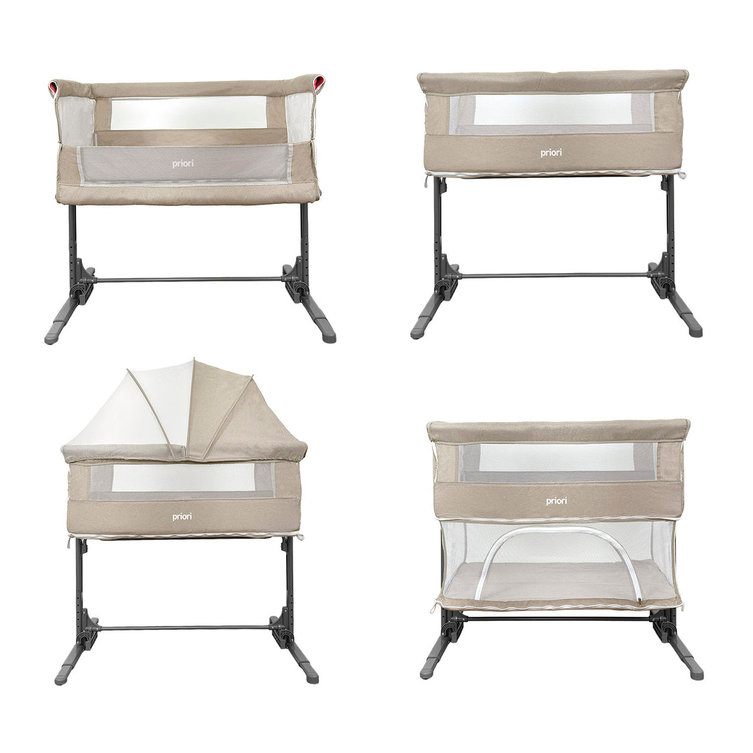 Cuna Colecho Bebé Mesedora Minia Priori Beige