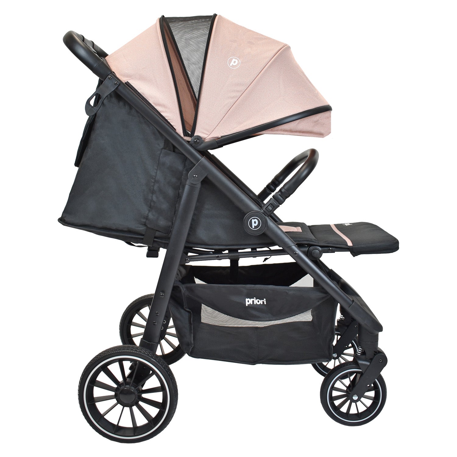 Coche Bebe Priori Minos Rosa