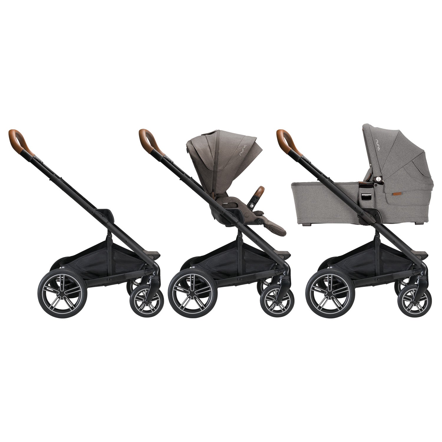 Combo Coche Bebe Compacto Mixx Next + Carry Granite Nuna