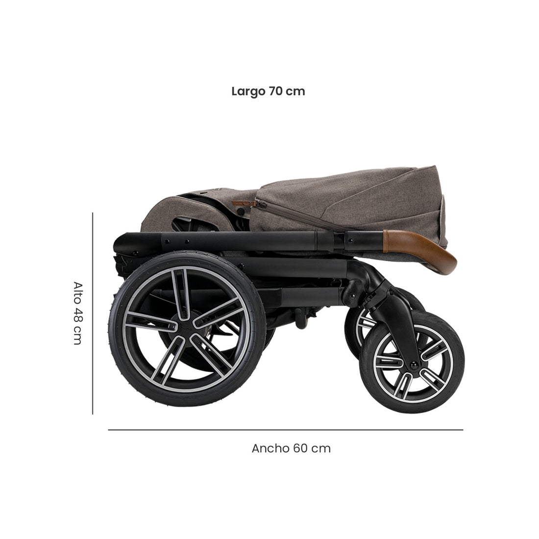 Combo Coche Bebe Compacto Mixx Next + Carry Granite Nuna