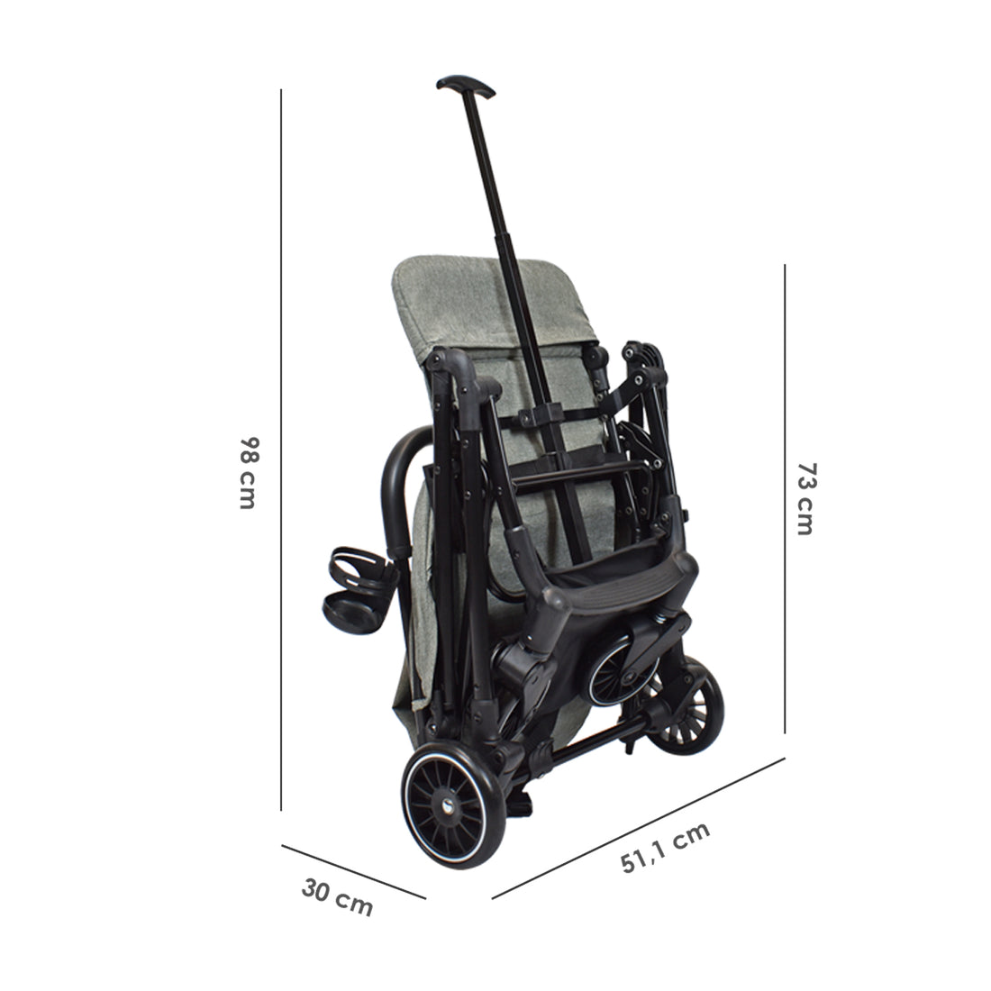 Coche de bebe Compacto Priori Noah Gris