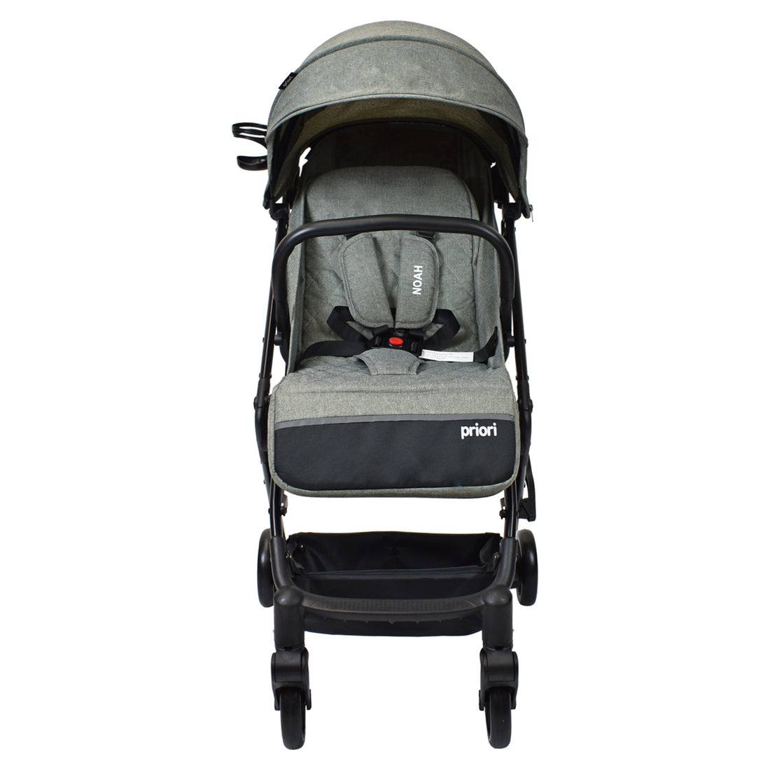 Coche de Bebé Priori Noah con Porta bebé Gris
